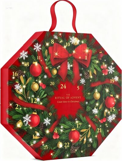 RITUALS Adventskalender 2025 – The Ritual of Advent: Festlicher Weihnachts-Countdown im Adventskranz Design mit 24 luxuriösen Körperpflege-, Beauty- und Home-Geschenken für Sie und Ihn